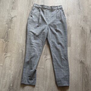 Rebecca Taylor Gray Plaid Pants